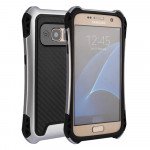 Wholesale Galaxy S7 Edge Tech Armor Hybrid Case (Silver)